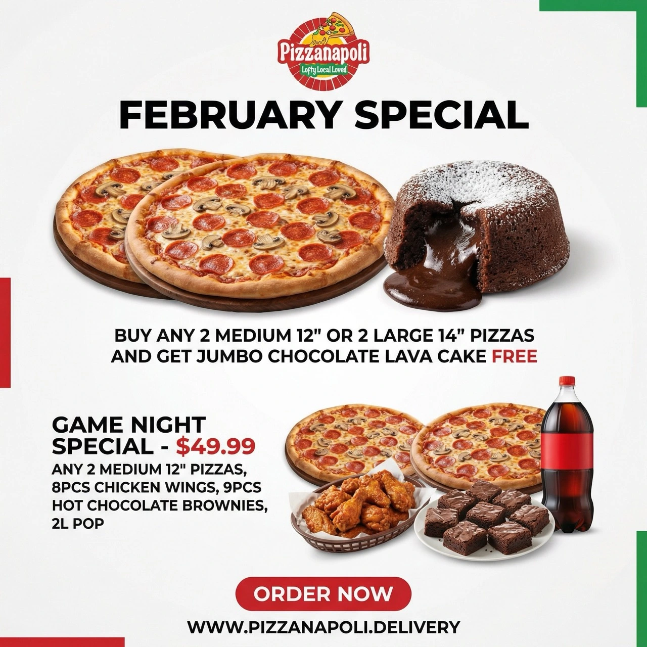 Special Offer at Pizzanapoli Lloydminster